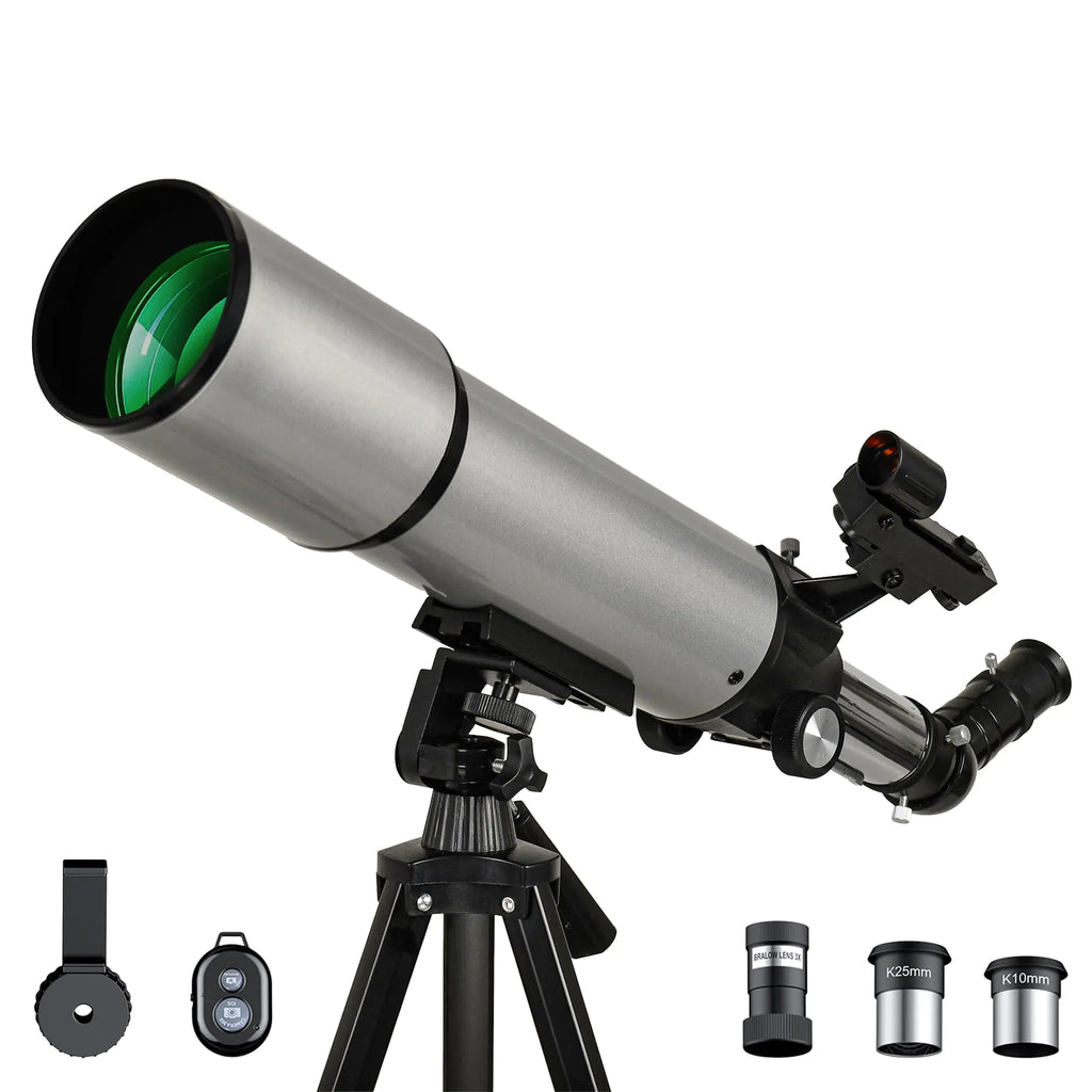 Telescope GALAEYES 90mm Aperture 500mm with Stargazing app Telescope for Adults high Powered Telescope for Adults Ideal for Beginner & Adults