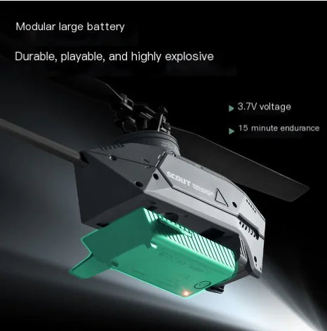 Mini Black Bee Remote Control Helicopter Drone Gift