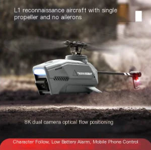 Mini Black Bee Remote Control Helicopter Drone Gift