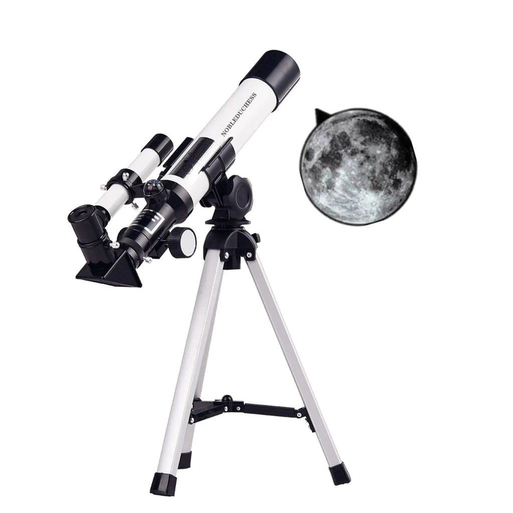 NOBLEDUCHESS Astronomical Telescope for Kids- Professional Stargazing HD Refractor Telescope 400mm Focal Length High Magnification Astronomical Telescope to Observe Deep Space Stargazing