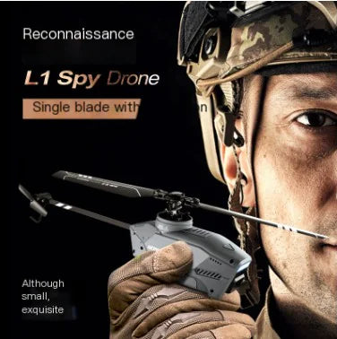 Mini Black Bee Remote Control Helicopter Drone Gift