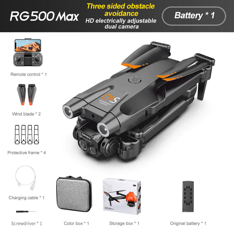 RG500MAX Drone with Dual Cameras and Obstacle Avoidance